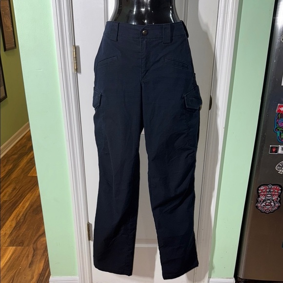 5.11 Dark Navy Stryke® Women’s Tactical Cargo Pants Mid Rise Rugged Size 8 - Picture 1 of 14